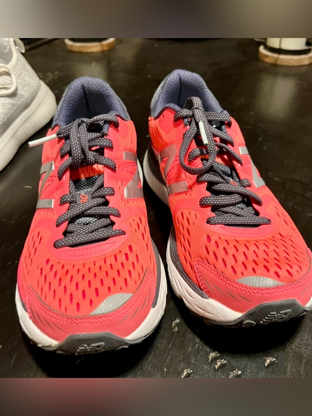 Women’s Coral Running Sneakers with Gray Accents